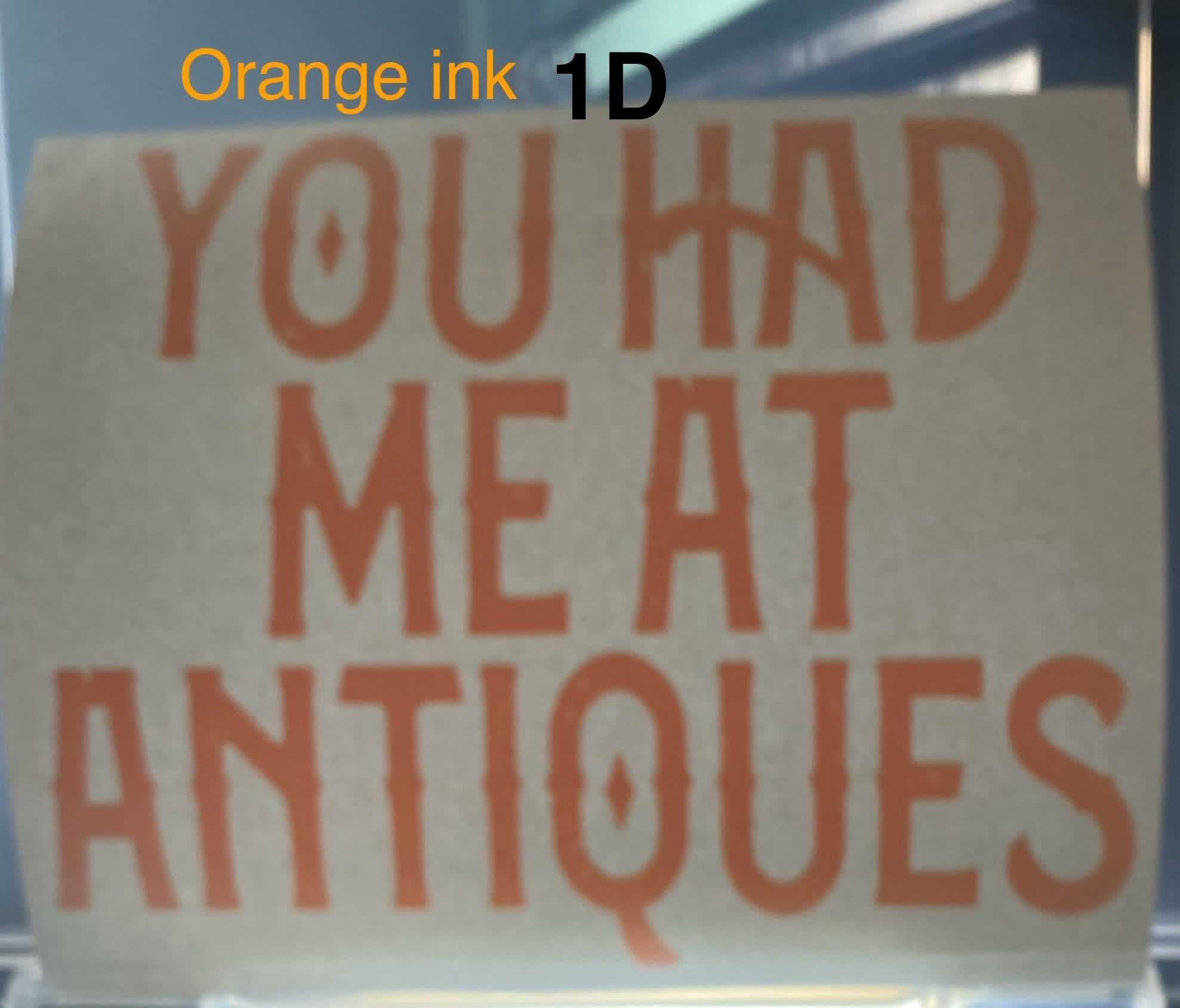 Single color Screen print $2.00 (reg price)